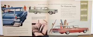 1960 Pontiac Bonneville Star Chief Ventura Catalina Safari Brochure Dated 9-59
