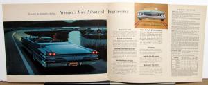 1960 Pontiac Bonneville Star Chief Ventura Catalina Safari Brochure Dated 9-59