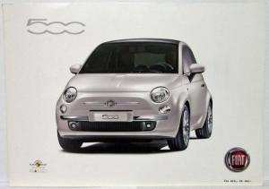 2008 Fiat 500 You are We car Sales Brochure - Swedish and English Text