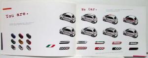 2008 Fiat 500 You are We car Sales Brochure - Swedish and English Text