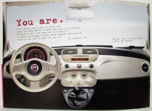 2008 Fiat 500 You are We car Sales Brochure - Swedish and English Text