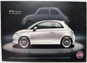 2008 Fiat 500 You are We car Sales Brochure - Swedish and English Text