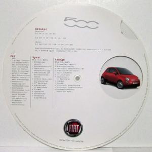 2008 Fiat 500 You are We car Options Sales Wheel  - German Text