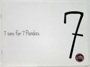 2008 Fiat Seven Sins for 7 Pandas Sales Brochure