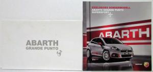 2010 Fiat Abarth Grande Punto Sales Folder Poster plus Spec Sheet - German Text