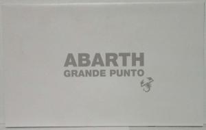 2010 Fiat Abarth Grande Punto Sales Folder Poster plus Spec Sheet - German Text