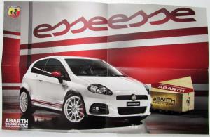 2010 Fiat Abarth Grande Punto Sales Folder Poster plus Spec Sheet - German Text