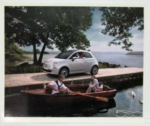 2007-2011 Fiat 500 Postcard