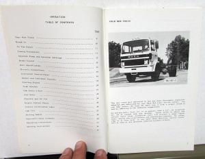 1981 Mack Truck Mid-Liner MS200 Series Owners Manual Original Care & Operation