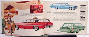 1961 Pontiac Full Line Sales Brochure Litho in USA Right Corner Original