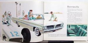 1961 Pontiac Full Line Sales Brochure Oversized Original