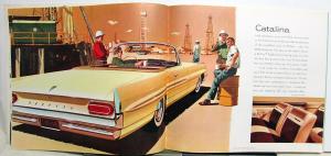 1961 Pontiac Full Line Sales Brochure Oversized Original