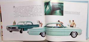 1961 Pontiac Full Line Sales Brochure Oversized Original