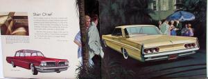 1961 Pontiac Full Line Sales Brochure Litho in USA Left Corner Original