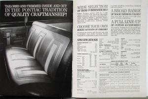 1961 Pontiac Tempest Quality New Comer From Pontiac Sales Brochure Original