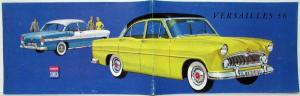 1955 Ford Versailles Sales Brochure - French Text - Belgian Market