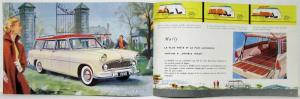 1955 Ford Versailles Sales Brochure - French Text - Belgian Market