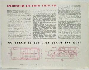1956 Ford Squire Sales Brochure