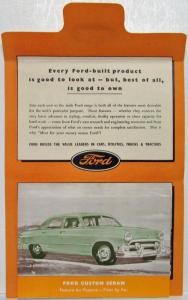 1951-1956 Ford Souvenir Exhibits Folder also Shows Truck & Tractor - Australian