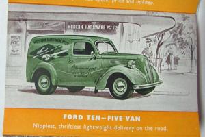 1951-1956 Ford Souvenir Exhibits Folder also Shows Truck & Tractor - Australian