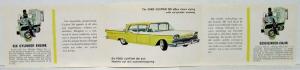 1960 Ford Custom 300 Sales Folder - English & Afrikaans Text - South American