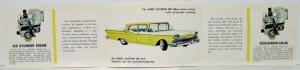 1960 Ford Custom 300 Sales Folder - English & Afrikaans Text - South American