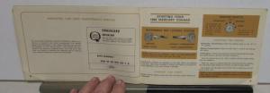 1968 Mercury Cougar XR7 ORIGINAL Owners Manual Care & Operation Instructions
