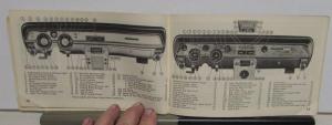 1968 Mercury Cougar XR7 ORIGINAL Owners Manual Care & Operation Instructions
