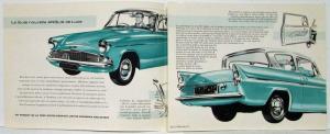 1960 Ford Anglia Sales Folder - French Text - Swiss Market