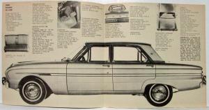 1962 Ford Falcon DeLuxe Nuevos Motors Sales Brochure - Spanish Text - Argentine