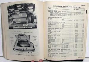 1948 Oldsmobile Body Parts List Book Dynamic 60 70 Futuramic Eight Original