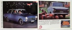 1966 Ford Cortina Big Time Motoring Sales Brochure includes GT - Australian Mkt