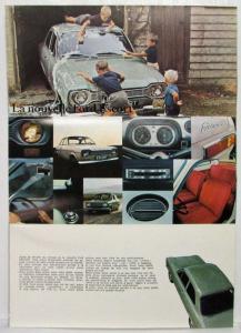 1968 Ford Escort Spec Folder - French Text - Swiss Mkt