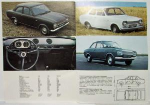 1968 Ford Escort Spec Folder - French Text - Swiss Mkt