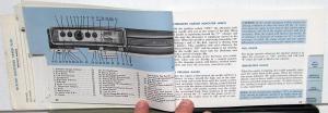 1965 Mercury Monterey Monclair Marauder ORIGINAL Owners Manual Care & Op