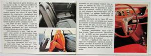 1971 Ford Capri Sales Folder Poster - French Text & Market