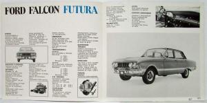 1971 Ford Falcon Futura Spec Folder - Spanish Text - Argentine Market