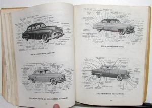 1954 Oldsmobile Dealer Chassis Parts Book Catalog Super 88 98 Holiday Coupe
