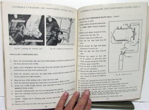 1953 Oldsmobile Service Shop Manual A/C Frigidaire Car Air Conditioning Repair