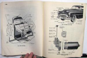 1952 Oldsmobile Dealer Chassis Parts Book Catalog Super 88 98 Holiday Coupe