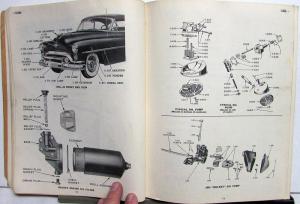 1951 Oldsmobile Dealer Chassis Parts Book Catalog Super 88 98 Holiday Coupe