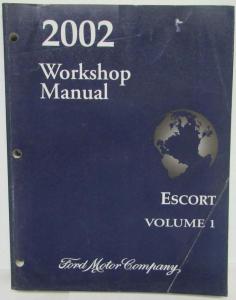 2002 Ford Escort Service Shop Repair Manual Set Vol I & II