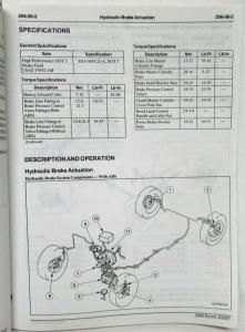 2002 Ford Escort Service Shop Repair Manual Set Vol I & II