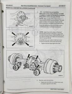 2002 Ford F-650 750 Medium Truck Service Shop Repair Manual Set Vol 1 & 2