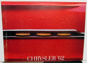 1962 Chrysler Prestige Dealer Sales Brochure 300 New Yorker Newport T&Country