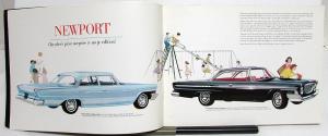 1962 Chrysler Prestige Dealer Sales Brochure 300 New Yorker Newport T&Country