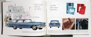 1962 Chrysler Prestige Dealer Sales Brochure 300 New Yorker Newport T&Country