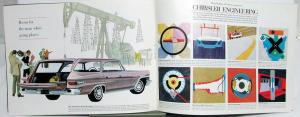 1962 Chrysler Prestige Dealer Sales Brochure 300 New Yorker Newport T&Country