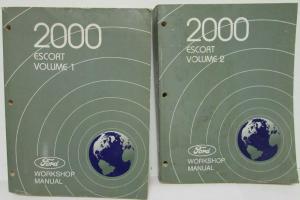 2000 Ford Escort Service Workshop Service Repair Manual Set Vol 1 & 2 Original