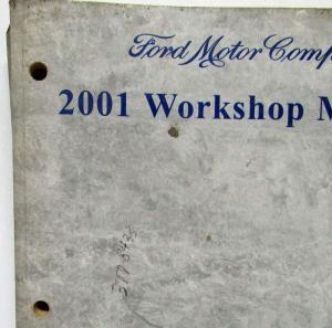 2001 Ford Escape Service Shop Repair Manual Set Vol 1 & 2